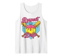 Crème glacée Softball Drip Respect The Drip Softball Player Débardeur