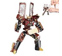 Crème Glacée Transformante - Blocs Cérébraux En PP 19 X 8 X 2,5 Cm, Géométrie Légère D'apprentissage Précoce De 120 G, Conversion Multi-formes | Figurine D'action Robot Sûre Et Robuste Pour , G