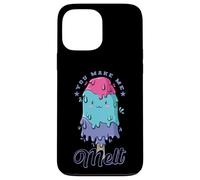 Crème glacée « You Make Me Melt » Coque pour iPhone 13 Pro Max