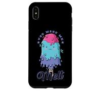 Crème glacée « You Make Me Melt » Coque pour iPhone XS Max