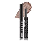 Crème Glitter Eyeshadow Stick, Crème Shimmer imperméable avec la terre mate & Metal Color Eyeshadow Stick, doigt mélangeable, idéal pour la peau mature (14 Rich Caramel Shimmer)