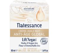 Crème-Huile Nuit Anti-Âge Global - Natessance - Crème Huile