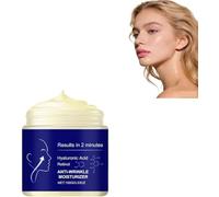 Crème Hydratante au Rétinol, Crème Multi-Usages au Collagène, Texture Nourrissante pour une Peau Douce et Élastique, Hydratation Intense pour le Visage et le Cou, Non Gras