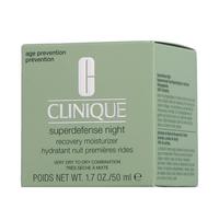 Crème hydratante Clinique Superdefense Night Recovery très sèche à sèche 50 ml