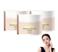 Crème hydratante de base Glow Velvet, base estompant les pores et fixant le maquillage, soin hydratant et nourrissant pour une peau douce, soin coréen pour tous les types de peau (3pcs)