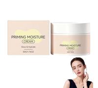 Crème hydratante de base Glow Velvet, base estompant les pores et fixant le maquillage, soin hydratant et nourrissant pour une peau douce, soin coréen pour tous les types de peau (1pcs)