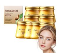 Crème hydratante de visage de collagène d'escargot avec mucine d'escargot pour la peau vieillissante, hydratant nourrissant pour les lignes fines et les rides, crème anti-rides hydratante (8)