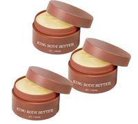 Crème hydratante du beurre de karité, beurres de corps, lotion de carrosserie de beurre de kario biologique, hydratant profond, pour les hommes et les femmes, pour tous les types de peau (3PC)