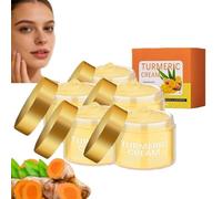 Crème Hydratante Éclaircissante à la Curcuma Crème Visage pour Femmes de Plus de 60 Ans, Crème Visage Anti-Âge pour Hommes, Hydratant pour Peaux Sèches, Crèmes Éclaircissantes pour la Peau (5)