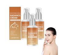 Crème hydratante éclaircissante pour le visage pour femmes - Crème hydratante de jour et de nuit à l'acide hyaluronique et à la niacinamide - Stimulateur d'éclat pour les taches brunes (3 bouteilles)