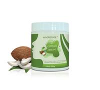 Crème hydratante pour cheveux bouclés avec huile de noix de coco wodemate, crème définissant les boucles pour femmes, réduit les frisottis, définit les textures, produits pour cheveux bouclés, 8,8 oz