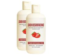 Crème hydratante pour la peau à la fraise, complexe triple acide avancé pour kératose pilaris, réduit les bosses de la peau du poulet, réduit la texture inégale