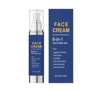 Crème hydratante pour le visage, 50 g, 6 en 1, pour homme, soin contre les poches sous les yeux