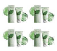 Crème hydratante pour le visage au cuivre Centella - Mousse nettoyante pour les pores en profondeur pour une peau lisse et équilibrée - Soins du visage doux pour un teint frais (4pcs)