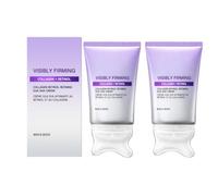 Crème hydratante pour le visage avec Gua Sha, soin hydratant anti-âge, raffermissant pour le cou, crème au collagène, effet tenseur et lissant pour le visage et le cou soin des ridules, soin quotidien
