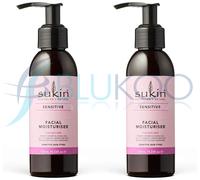 Crème hydratante pour le visage Sukin Sensitive - 125 ml (paquet de 2)