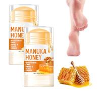 Crème hydratante pour les pieds, 2025 Neu Crème anti-crepe et anti-crepe pour les pieds, crème de soin des pieds soulage la formation de crepes extrêmes et la sécheresse des pieds (Miel,2Pcs, 40g)