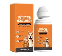 Crème hydratante pour pattes de chien 50 ml roll-on non adhésif pour chats | Crème hydratante pour protéger l'été et l'hiver, jeux en plein air, à la maison