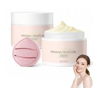 Crème Hydratante Préparatrice - Base Lissante Estompant Les Pores Et Fixant Le Maquillage - Base Hydratante Pour Une Application Fluide Du Maquillage(2pcs)