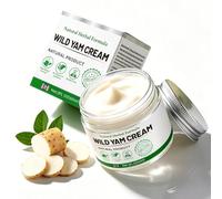 Crème Hydratante Visage à l’Igname Sauvage,Wild Yam Crème Nourrissante Hydratation Intense,Soin Peau Douce et Lisse,Texture Légère Non Grasse,Adaptée à Tous Types de Peaux, Usage Quotidien,60g