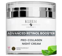 Creme Hydratante Visage Nuit Bio avec Rétinol el Acide Hyaluronique | Creme Anti Rides Femme et Anti Taches - Raffermissant & Éclaircissant - 50 ml |100% GARANTIE