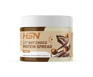 Crème Hyperprotéique au Cacao et à la Noisette Faible en Sucre de HSN | Nut Choco Protein Spread DUO | Avec Whey Protein | Sain et Délicieux | Sans Huile de Palme, Sans Gluten | Végétarien | 300 g