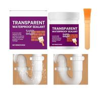Crème imperméabilisant - Scellant anti-fuite - Barrière de couleur invisible - Anti-fuite pour carrelage extérieur, cave, douche, réparation de fissures, toit, bois, terrasses, murs, protection du sol