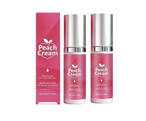 Crème intime 50 g - Avec une texture naturelle à absorption rapide, crème pour soulager les symptômes de la ménopause, crème de soin intime, hydratante apaisante pour la zone intime, végétale (2