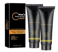 Crème intime pour hommes, Beurre corporel avancé pour hommes, Crème complexe, Restaure la vitalité, Retrouvez confiance en vous (2Pièce)