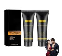Crème Intime Pour Hommes, Crème Performante, Formule Naturelle Et Douce, Améliore La Vitalité, Prolonge L'endurance Et La Durée, Redonne Confiance En Soi. (2pcs)