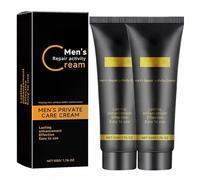 Crème Intime Pour Hommes, Crème Réparatrice Avancée Pour Hommes, Ingrédients Naturels, Activité Intime, Vitalité Et Confiance, Ingrédients Légers Et Rafraîchissants (2pcs)