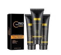 Crème intime pour hommes, crème réparatrice pour hommes, beurre corporel avancé, ingrédients naturels, améliorez votre taille et retrouvez votre vitalité, reprenez confiance en vous (3PCS)