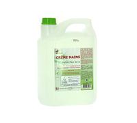Crème Lavante Mains Ecolabel Tendre Bulle - Parfum Fleur de Lin - Fabriquée en France - Bidon 5 Litres