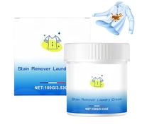 Crème lessive détachante, nettoyant cols de chemise, détachant tenace, formule à action rapide, odeur fraîche et agréable, pour tissus, vêtements, tapis, 100 g (1Pièce)