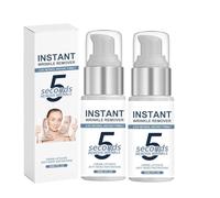 Crème liftante anti-rides instantanée en 5 secondes, crème hydratante raffermissante instantanée pour le visage, lotion raffermissante pour la peau, réduisant les ridules (2pcs)