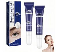 Crème Liftante et Définissante pour Paupières, Crème de Modelage Instantané pour Créer un Double Pli Palpébral,Effet Tenseur et Raffermissant Longue Durée-Adaptée à Tous les Types de Yeux (2Pièce)
