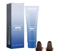 Crème lissante, après-shampoing, démêlant lissant, correcteur, huile capillaire non grasse, lissante, nourrissante pour cheveux crépus, ternes ou rêches (1Pièce)