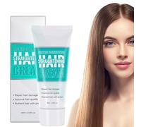 Crème lissante correctrice protéinée - Apaise les cheveux secs, nourrit, lisse rapidement et efficacement les cheveux au collagène, soin capillaire lisse, ingrédients doux (1)