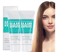 Crème lissante correctrice protéinée - Apaise les cheveux secs, nourrit, lisse rapidement et efficacement les cheveux au collagène, soin capillaire lisse, ingrédients doux (2)