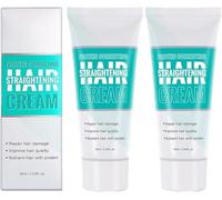 Crème lissante correctrice protéinée, crème capillaire au collagène Silk & Gloss, ingrédients doux, pour tous types de cheveux