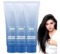 Crème lissante correctrice protéinée Silk & Gloss, lotion nourrissante pour hommes et femmes