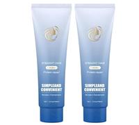 Crème lissante de correction des protéines, crème capillaire de correction des protéines Silk & Gloss, crèmes lissantes nourrissantes et lissantes rapides pour cheveux crépus et secs (2pcs)