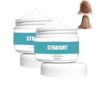 CrèMe Lissante ProtéInéE Au CollagèNe, CrèMe Lissante Correctrice ProtéInéE Pour Cheveux BoucléS, Lissant Les Frisottis, Soin Hydratant Anti-Frisottis Pour Cheveux Secs Et BoucléS (2 PCS)