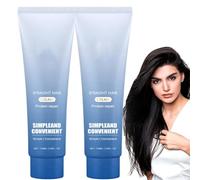 Crème lissante protéinée réparatrice, crème réparatrice protéinée brillance soyeuse, après-shampoing protéiné doux et lisse, crème lissante pour cheveux bouclés, crépus et secs