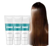Crème Lissante Wadexr, Crème Lissante Wadexr À La Soie Et À La Kératine, Lisse Et Définit, Légère Et Douce, Traitement Capillaire Correcteur À Base De Protéines Pour Femmes (3pcs)