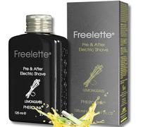 Crème Lotion Pré-rasage et Après-rasage Électrique - Idéal pour un Rasage de Près - Baume Lisse et Sans Irritation. Freelette (125 ml (Lot de 1), CITRONNELLE)