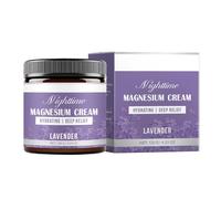Crème Magnésium - 120g Non Gras Hydratante Soin Nuit | Lotion Massage Magnésium Jambes Bras Joints Pieds, Apaisante Quotidienne pour Peau Sèche, Nourrissante Profonde Corps