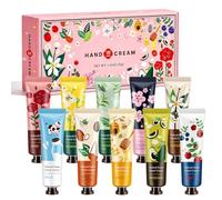 Creme Main,10 Pcs Noël Coffret Crème pour les Mains,Coffret Mini Crème Main | Mini Lotion Crème Hydratante Parfumée pour Mains Sèches et Gercées,Cadeaux de Noël et Nouvel pour Famille,Amis et Collègues