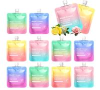 Creme Main, 12 x 30g Creme pour Les Mains Coffret Cadeau de Crème Mains | Mini Lotion Crème Hydratante Parfumée, Coffret Cadeau Femme pour Anniversaire, Fête des Mères, Saint-Valentin, Noël