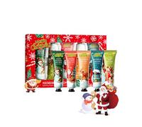 Creme Main Noël-5pcs Coffret crème mains, Soins des Mains et des Pieds, Coffret Cadeau et d'Anniversairepour Noël,Réparatrices et Hydratantes hand cream Parfait pour les Mains Gercées Femmes et Hommes